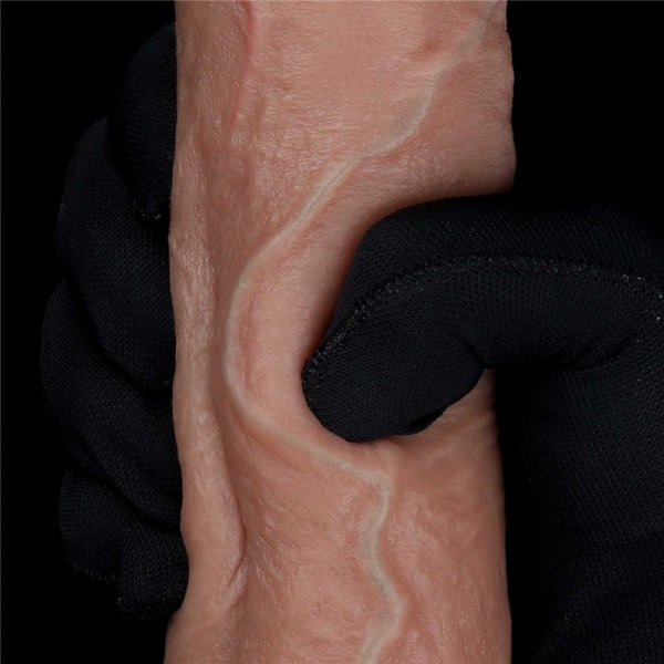 8.5&#039;&#039; Dual Layered Silicone Cock