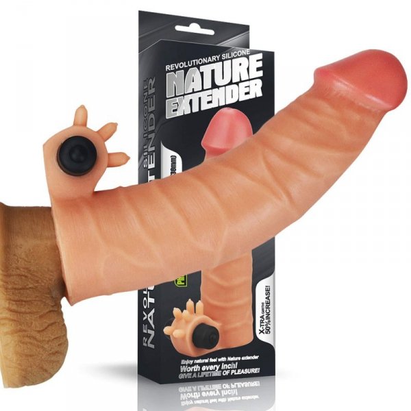 Add 1.5&quot; Vibrating
Silicone Extender