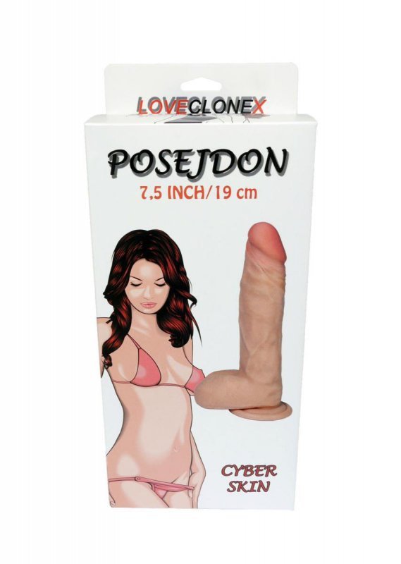 Dildo-POSEJDON-LOVECLONEX 7,5&quot;&quot;&quot;&quot;&quot;&quot;&quot;&quot;-flexible