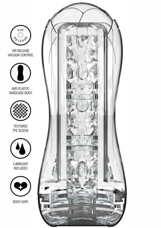 Big Clear Blast Vacuum Stroker Transparent