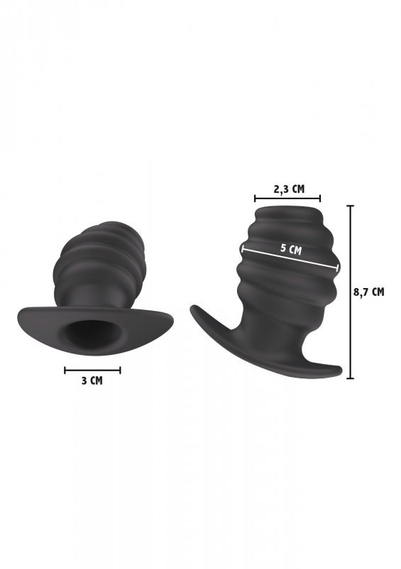 Intruder Open Plug M Black