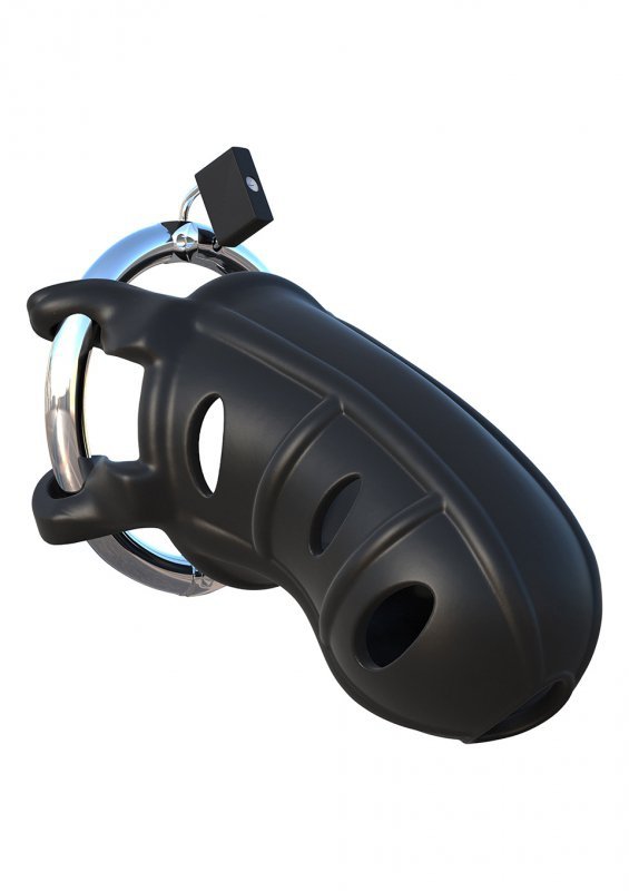 Hardcore Silicone Cock Block Black