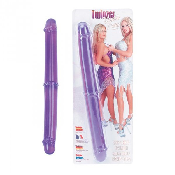 Twinzer 12 inch Double Dong Purple