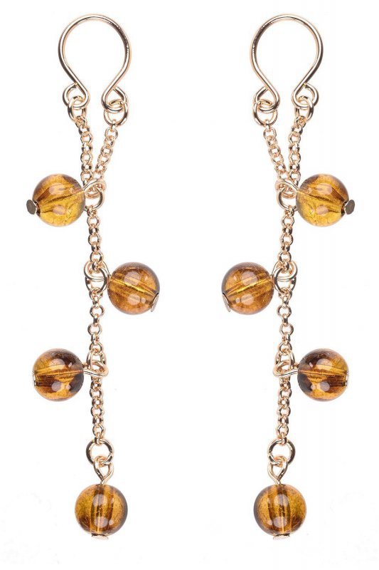 SPORTSHEETS AMBER NIPPLE JEWELRY