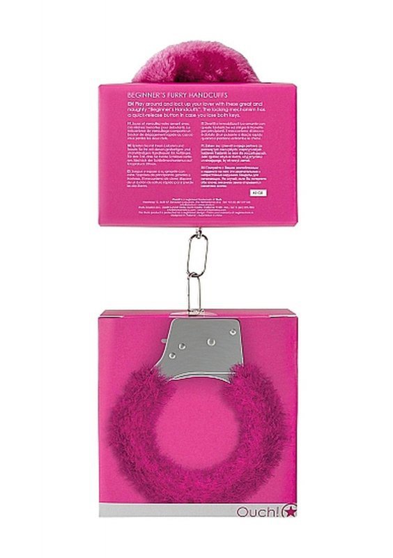 Beginner&quot;&quot;s Handcuffs Furry - Pink
