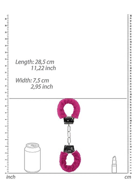 Beginner&quot;&quot;s Handcuffs Furry - Pink