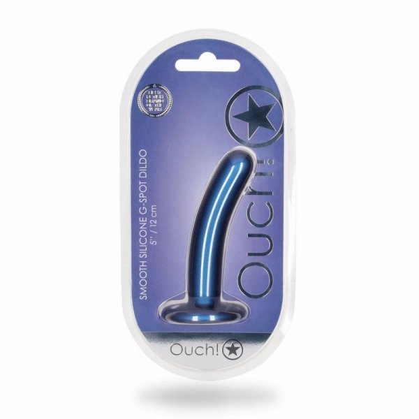 Smooth Silicone G-Spot Dildo - 5&#039;&#039; / 12 cm