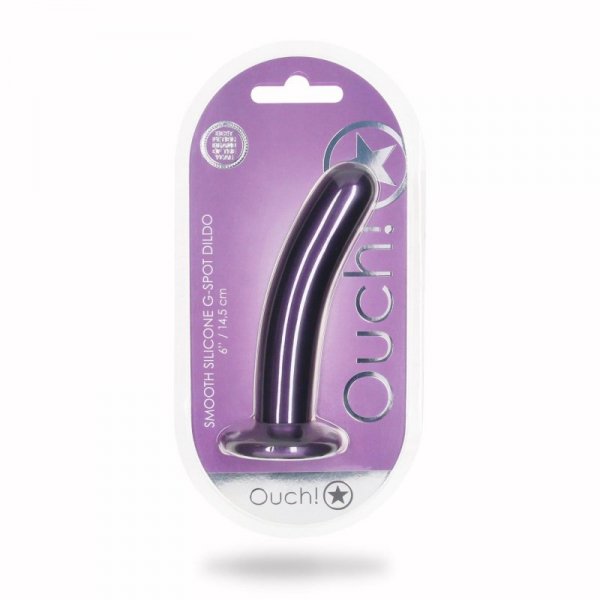 Smooth Silicone G-Spot Dildo - 6&#039;&#039; / 14,5 cm