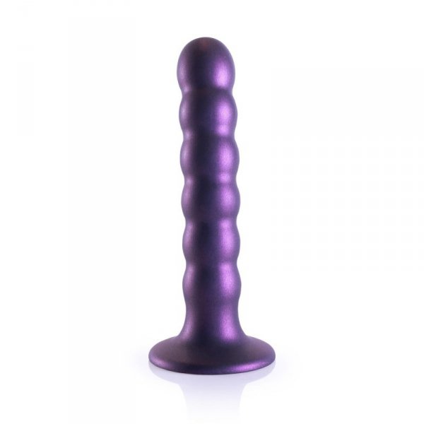 Beaded Silicone G-Spot Dildo - 5&#039;&#039; / 13 cm