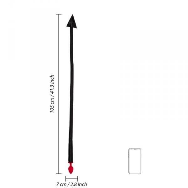 Silicone Anal Plug Devil&#039;s Tail