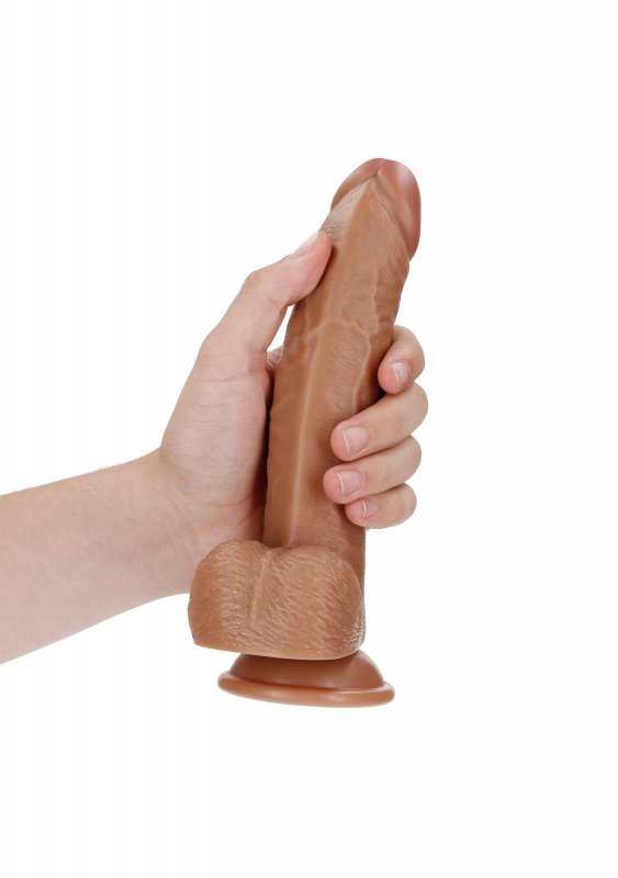 Curved Realistic Dildo  Balls  Suction Cup - 8&quot;&quot;&quot;&quot;/ 20,5 cm