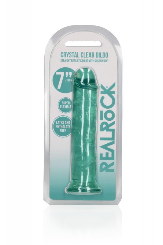 Straight Realistic Dildo with Suction Cup - 7&#039;&#039; / 18