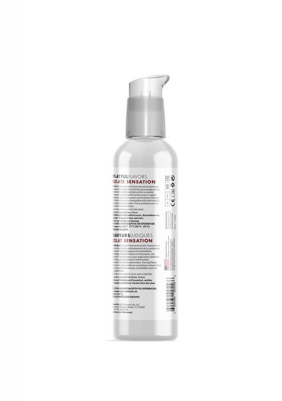 4 In 1 Lubricant with Chocolate Sensation Flavor - 4 fl oz / 118 ml