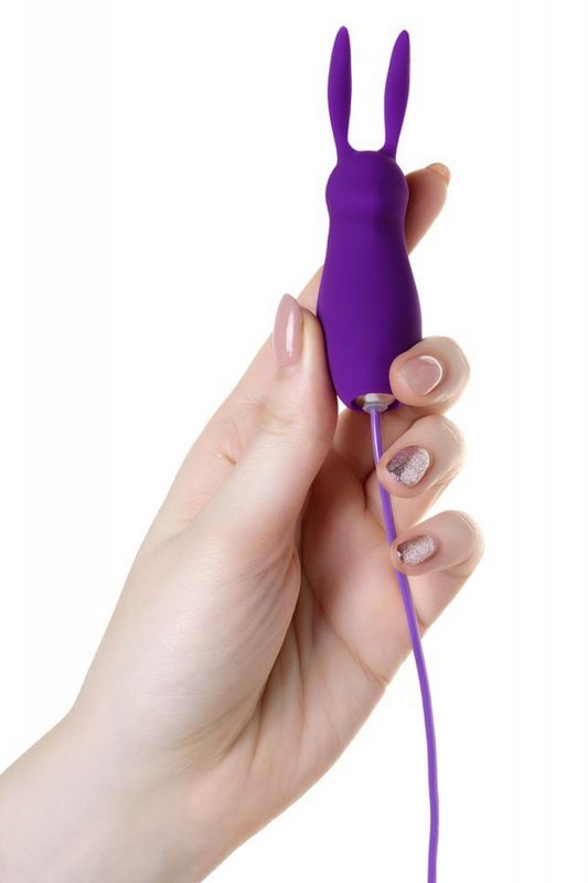 A-TOYS, Vibro egg &#039;Bunny&#039;, with control panel, silicone, violet