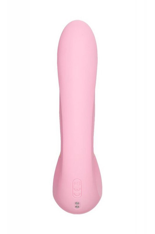 JOS Multifunctional clitoral stimulator JUNA, pink, 15 cm