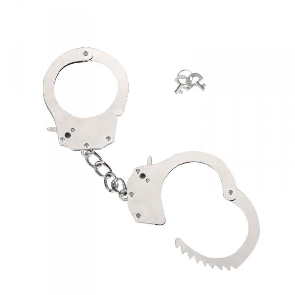 Kajdanki- Me You Us Heavy Metal Handcuffs Silver