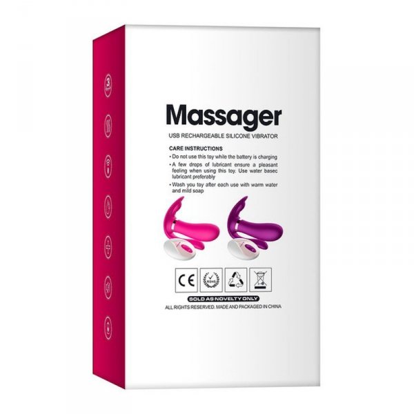 Remote wearable vibrator RED