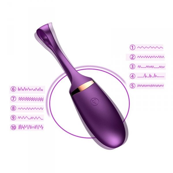 Jajko/wibr-Vibrating Silicone Love EGG USB 10 Function / Voice Control