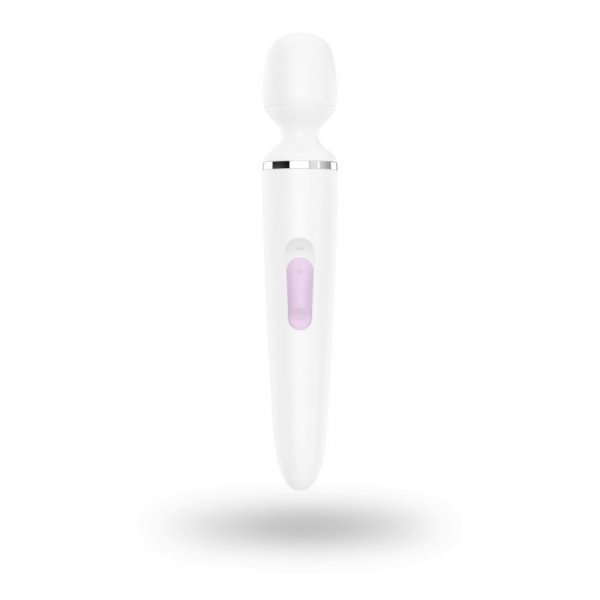 Wibrator - Satisfyer Wand-er Woman (White/Chrome)