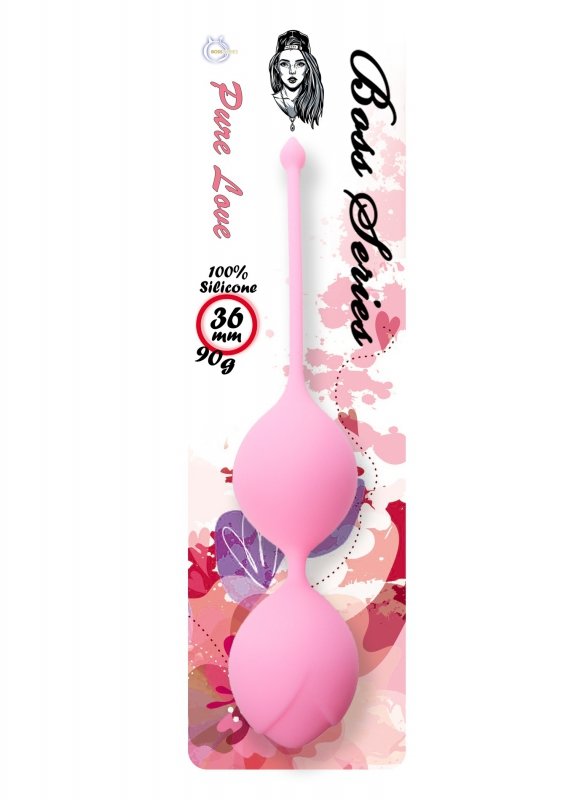 Silicone Kegel Balls 36mm 90g Pink - B - Series