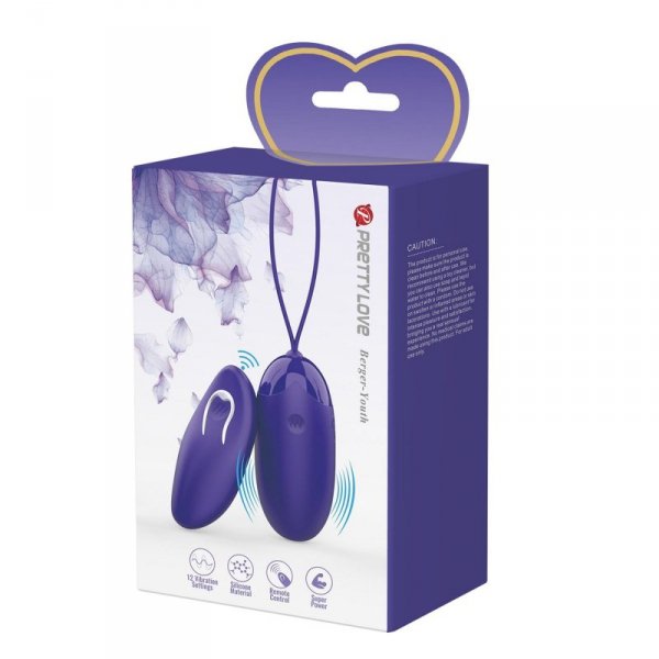 PRETTY LOVE - Berger - Youth,  Wireless remote control 12 vibration functions