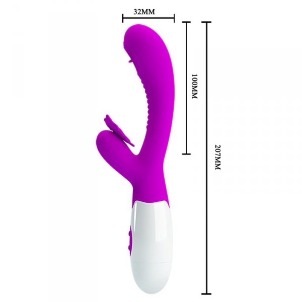 PRETTY LOVE - Moth, 12 vibration functions 3 licking settings