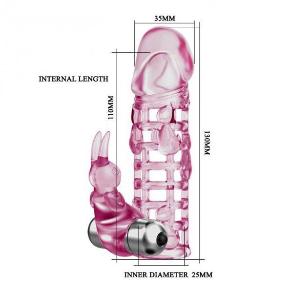 BAILE - ULTIMATELOVE SLEEVE, 10 vibration functions