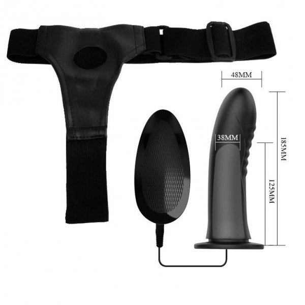 PRETTY LOVE - Strap-on MYRON 7,2&quot;&quot; Vibration