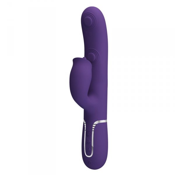 PRETTY LOVE - Gigi dark purple, 7 thumping functions 7 licking modes