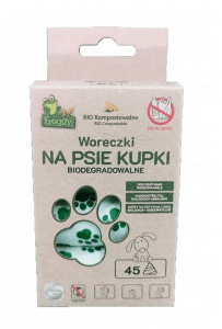 WORKI NA PSIE ODCHODY (KOMPOSTOWALNE I BIODEGRADOWALNE) 3 ROLKI 45 szt - FROGGY