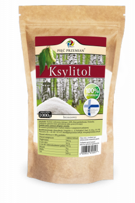KSYLITOL 1 kg - PIĘĆ PRZEMIAN (FINLANDIA)