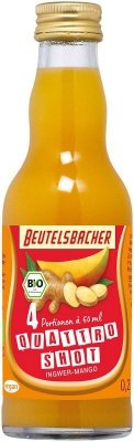 SHOT NA ODPORNOŚĆ JABŁKO - MANGO - IMBIR - KURKUMA - ACEROLA BIO 200 ml - BEUTELSBACHER