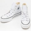Converse Chuck Taylor All Star Platform wysokie buty trampki damskie na platformie białe