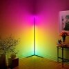 Stojąca lampa LED RGB do narożnika sterowana pilotem i aplikacją