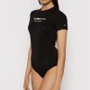 T-shirt Tommy Jeans body koszulka damska czarna