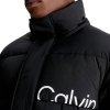 Kurtka Calvin Klein Jeans puchowa męska czarna z kapturem