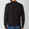 Bluza Tommy Hilfiger męska czarna wkładana przez głowę bawełniana duże logo