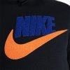 Nike Sportswear bluza męska kangurka czarna z nadrukiem
