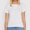 T-shirt Tommy Jeans koszulka 2 sztuki bluzka damska granatowa i biała