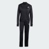 Adidas komplet dresowy czarny damski spodnie bluza 