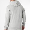 Adidas komplet dresowy bawełniany męski spodnie bluza z kapturem szary