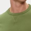 T-shirt Calvin Klein Jeans koszulka męska z okrągłym dekoldem zielona