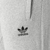 Adidas komplet dresowy bawełniany męski spodnie bluza z kapturem szary