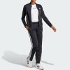 Adidas komplet dresowy czarny damski spodnie bluza 
