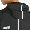 Puma kurtka wiatrówka męska czarna z kapturem