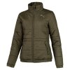 Puma kurtka damska zielona khaki rozpinana bez kaptura