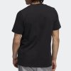 T-shirt Adidas koszulka złote logo krótki rękaw