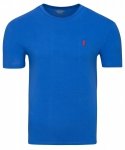 T-shirt męski Polo Ralph Lauren logo niebieski z krótkim rękawem