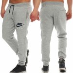Nike dresowe spodnie sportowe męskie szare