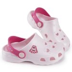 Coqui Froggy klapki buty sandały dziecięce jasny róż